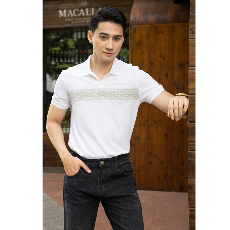 Skyline White Shirt Cool Tone Stretch Fit