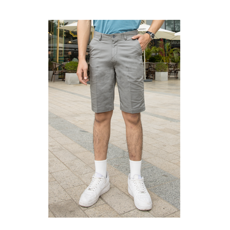 Urban Slate Shorts Cotton-Rayon Tech Blend Fit