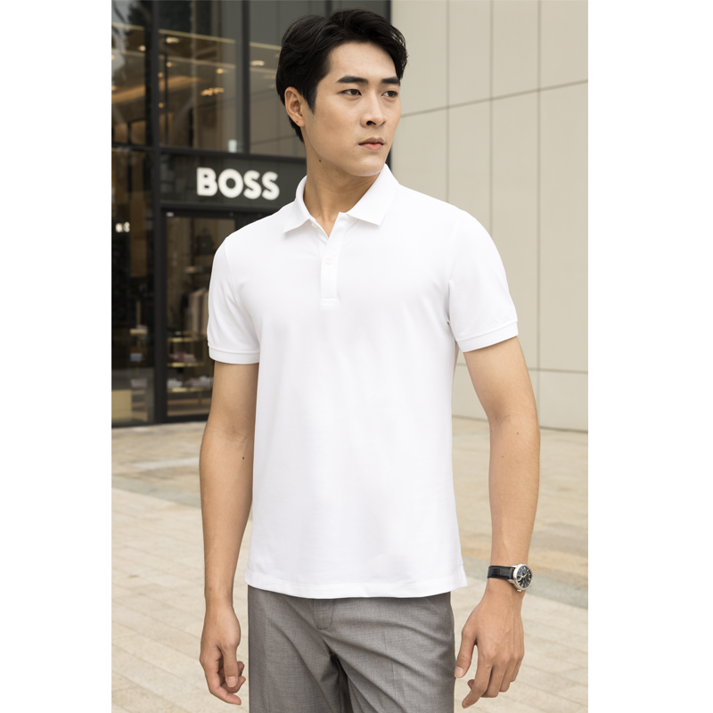 Pristine White Shirt Cool Tone Stretch Fit