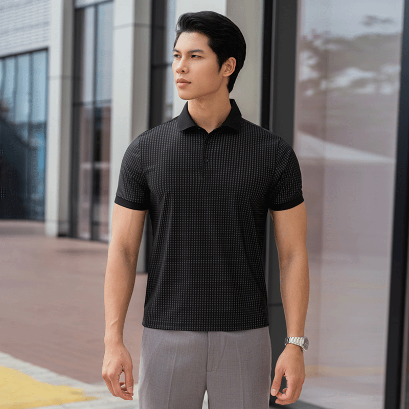 Noir Precision Shirt Regular Fit