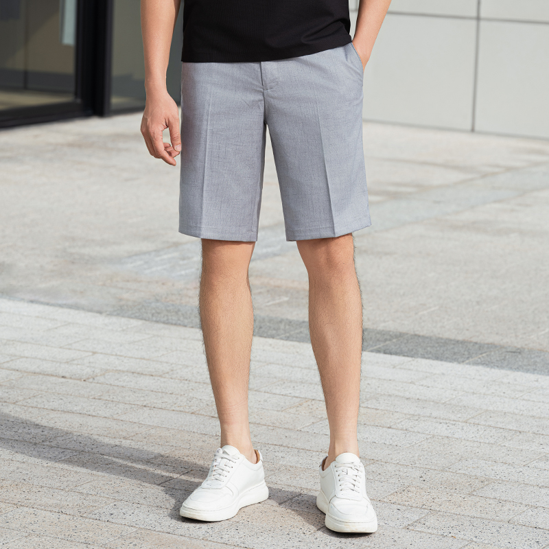 Midnight Grid Luxe Shorts