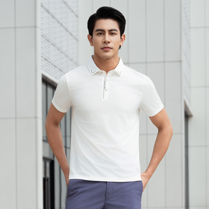 Vanta White Shirt Cool Tone Stretch Fit