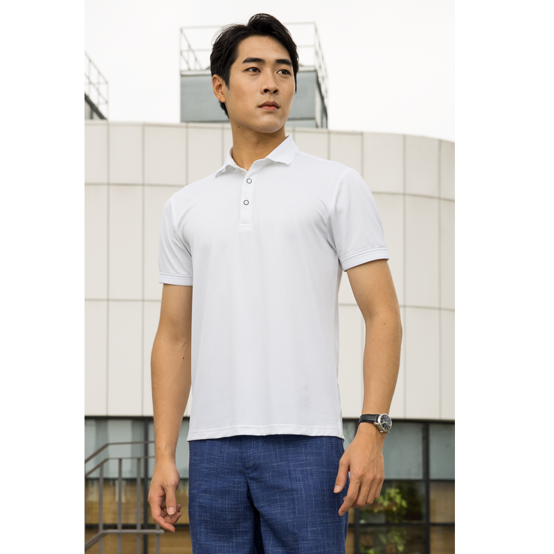 Glacier White Shirt Cool Tone Stretch Fit